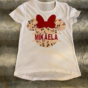 Customized Minnie shirt